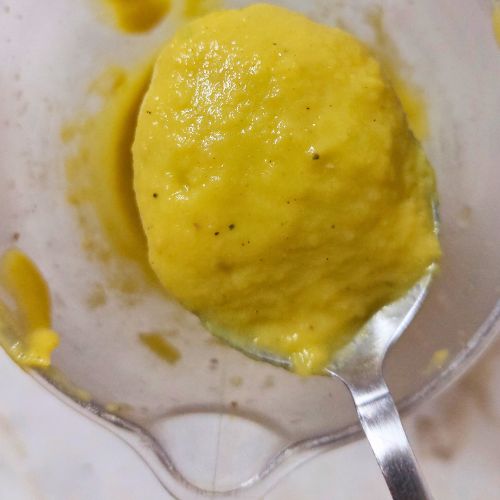 Molho cremoso de Couve-flor, pimento amarelo e aipo