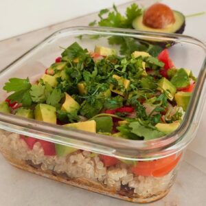 Salada Tex-Mex com quinoa