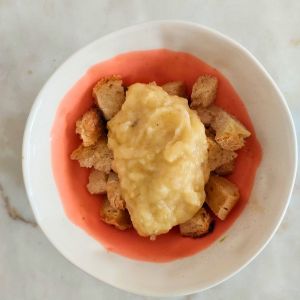 Pão de rabanadas com banana