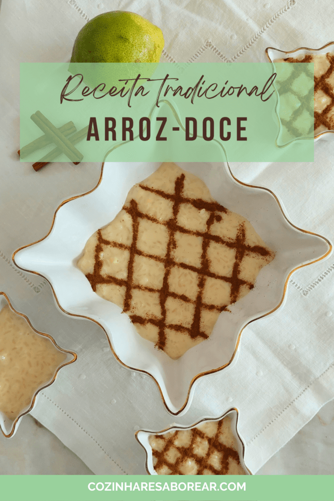 Receita tradicional Arroz-Doce Passo a passo