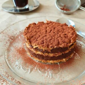 Lanche Tiramisu de chocolate