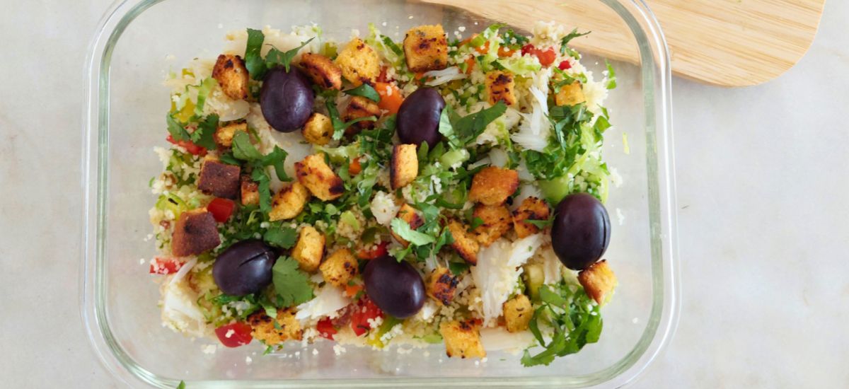 Almoço para Levar | Salada de Bacalhau e Couscous