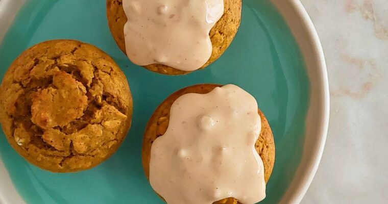 Receita irresistível Queques de abóbora e aveia para um lanche saudável