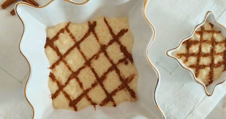 receita tradicional de Arroz-doce