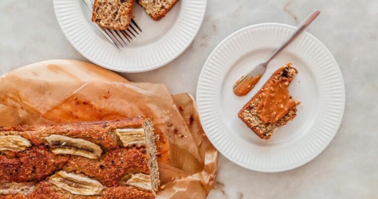 Banana Bread Fit Aveia Cenoura e Chocolate