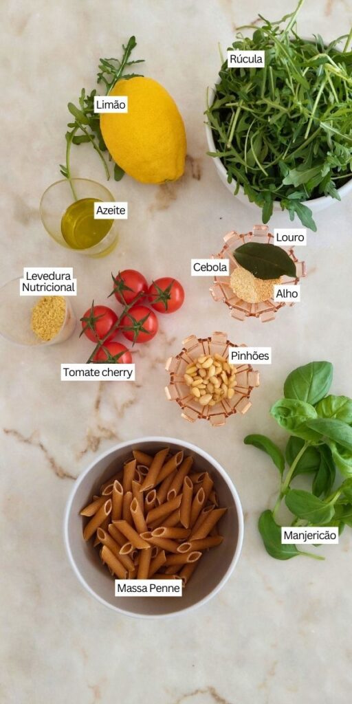 lista de ingredientes para acompanhamento saudavel