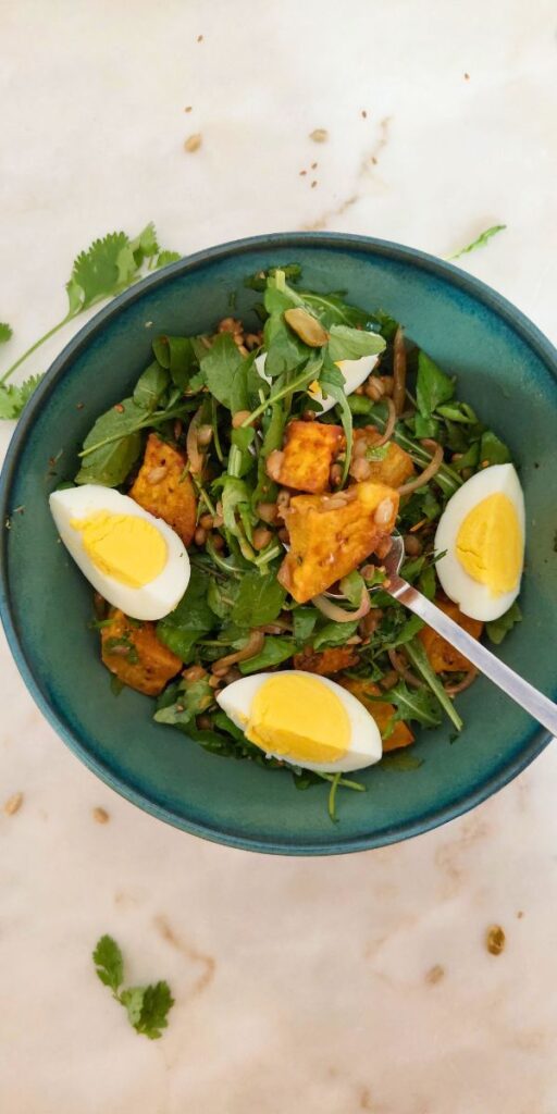 Como Preparar uma Deliciosa Salada de Lentilhas e Batata-doce