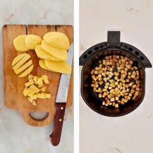 Como preparar batatas para Airfryer