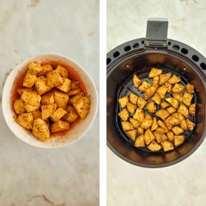 tuberculos na airfryer