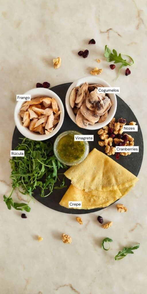 Ingredientes para refeição simples e rápida