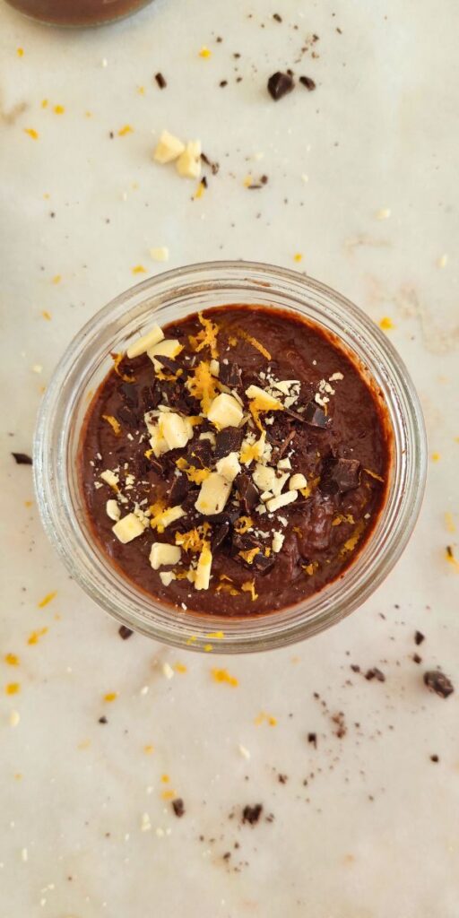 A melhor receita de Mousse de chocolate e laranja saudável