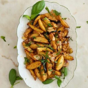 Receita Batatas assadas simples para acompanhamento Na Airfryer