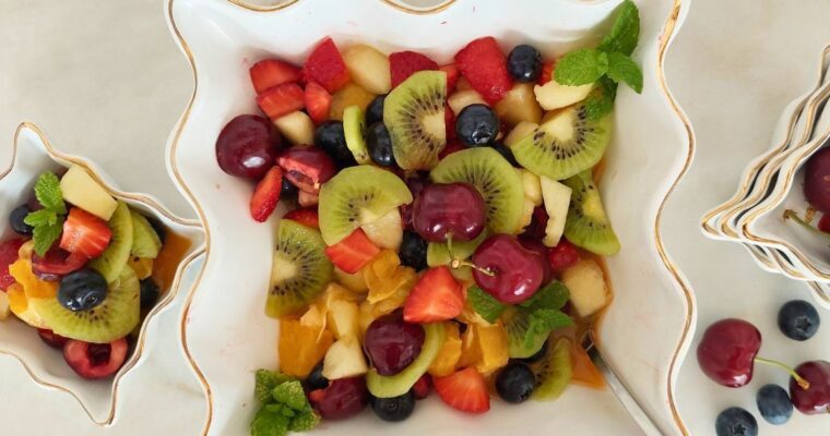 Receita de Salada de Fruta Saudável