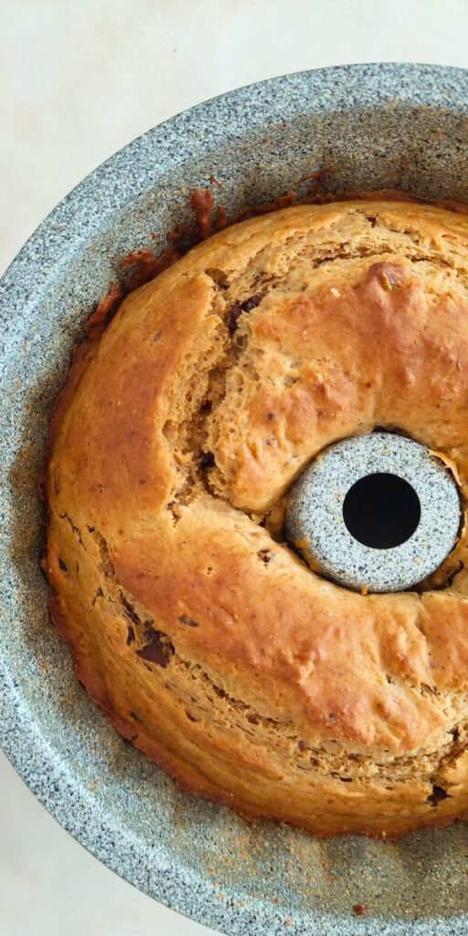 Receita Bolo de Banana com Pepitas de Chocolate com Amêndoas