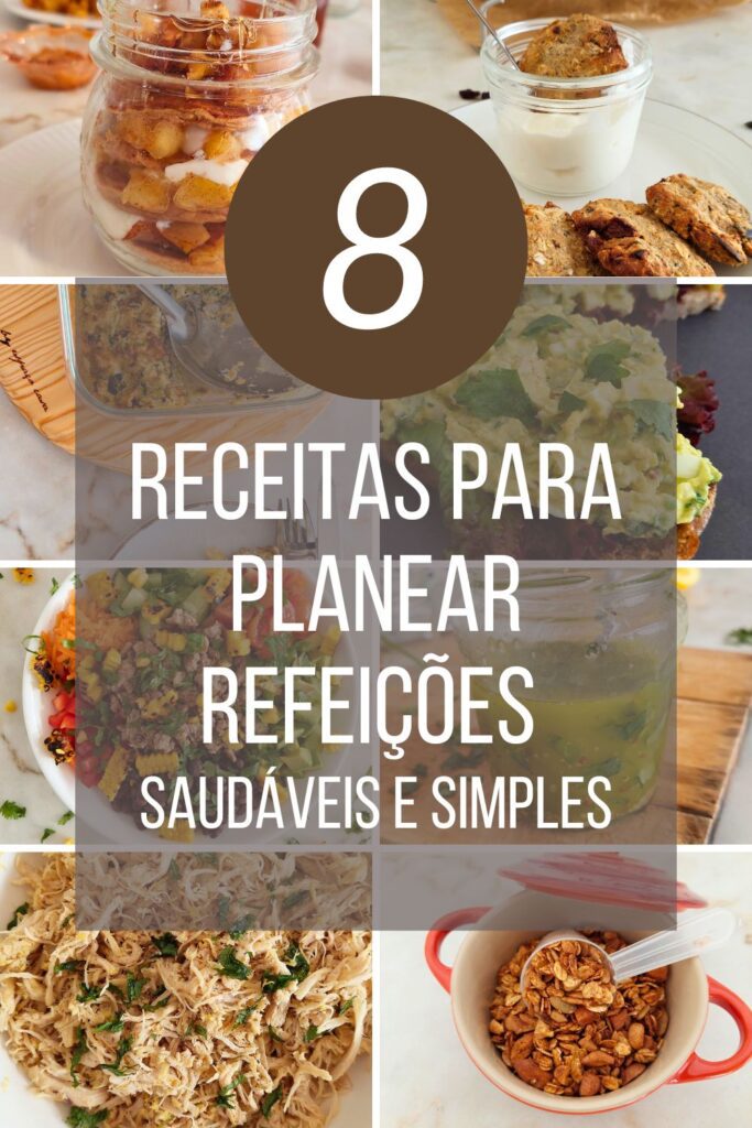 Receitas para planear refeições 8 receitas saudáveis e simples - Plano de refeições