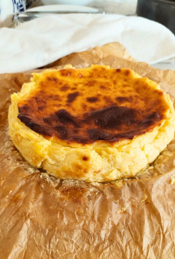 Receita de Tarte de queijo basca