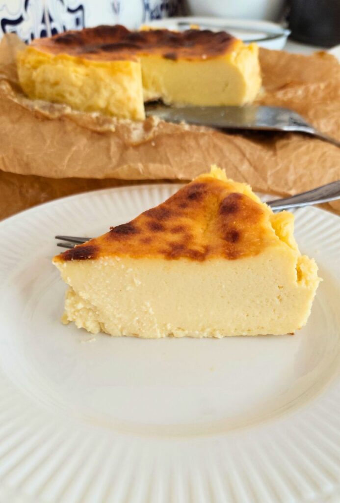 Tarte de queijo basca - Receita tarta de queso