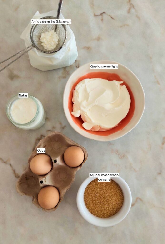 ingredientes para tarta de queso