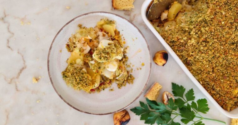 Bacalhau com Broa e Castanhas