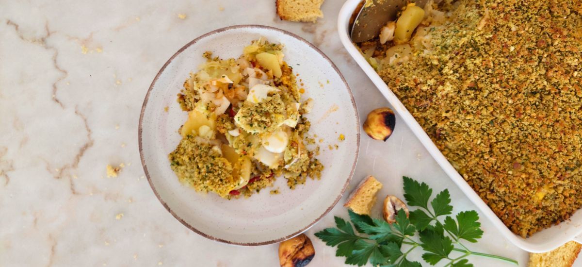 Bacalhau com Broa e Castanhas