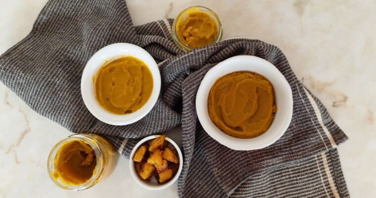 Puré de Abóbora Doce e Salgado Fácil