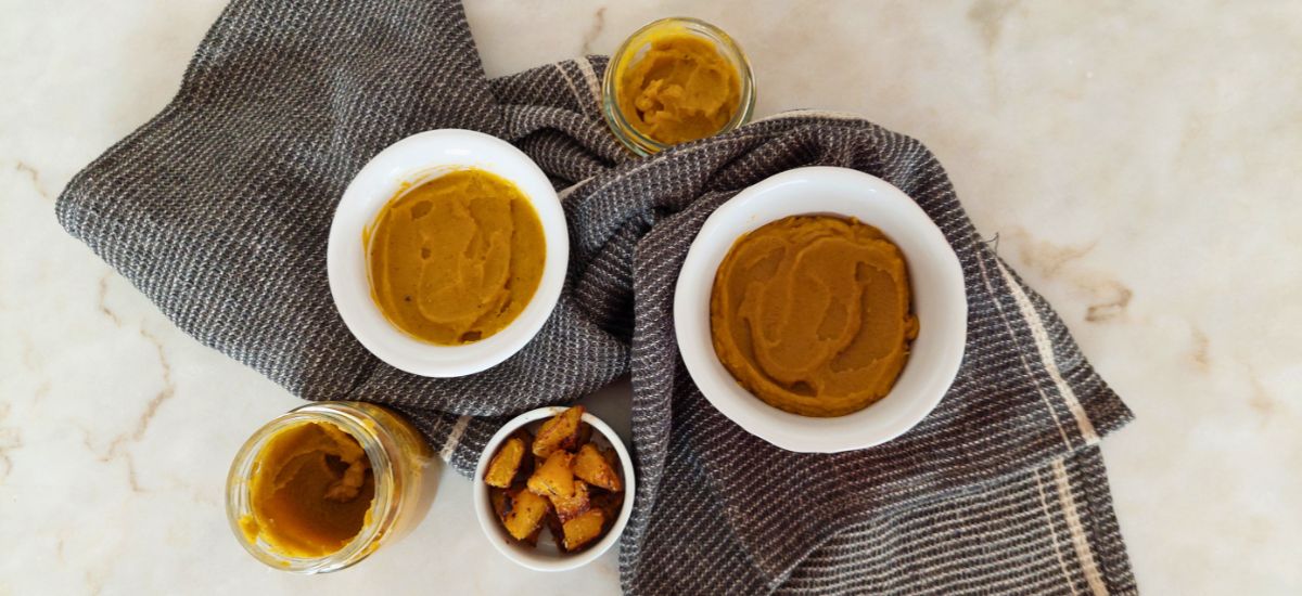 Puré de Abóbora Doce e Salgado Fácil