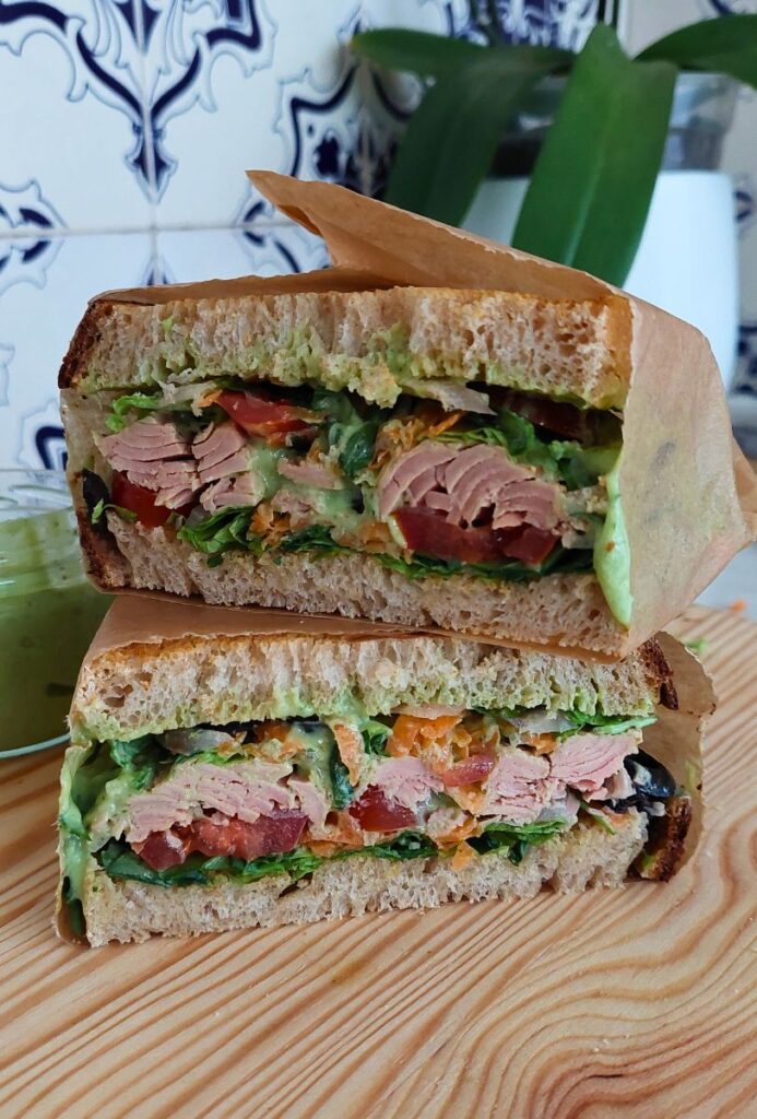 Sandwich de Atum com Maionese Saudável Preparar ementa semanal Receitas simples