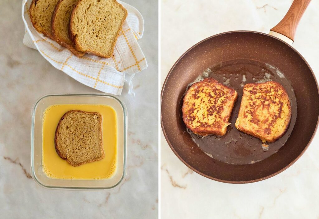 Aprende como fazer French Toast de Pão de Abóbora