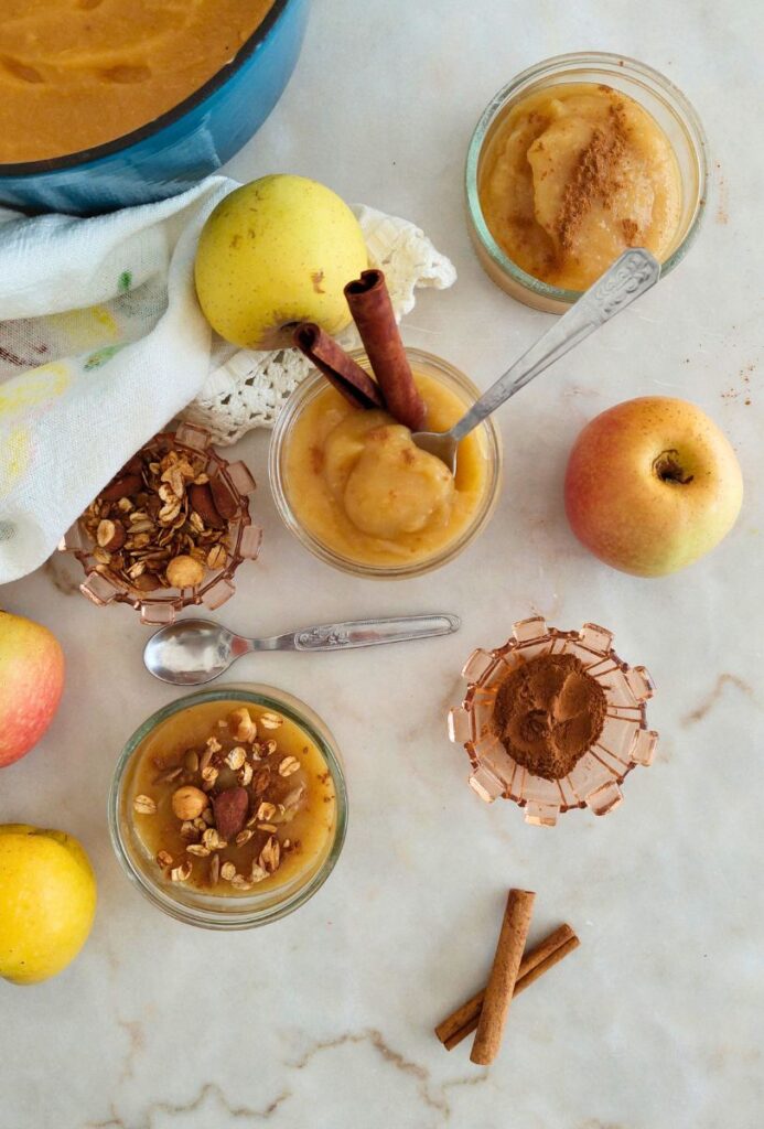 Receita fácil de Puré de Maçã caseiro Sem Açúcar