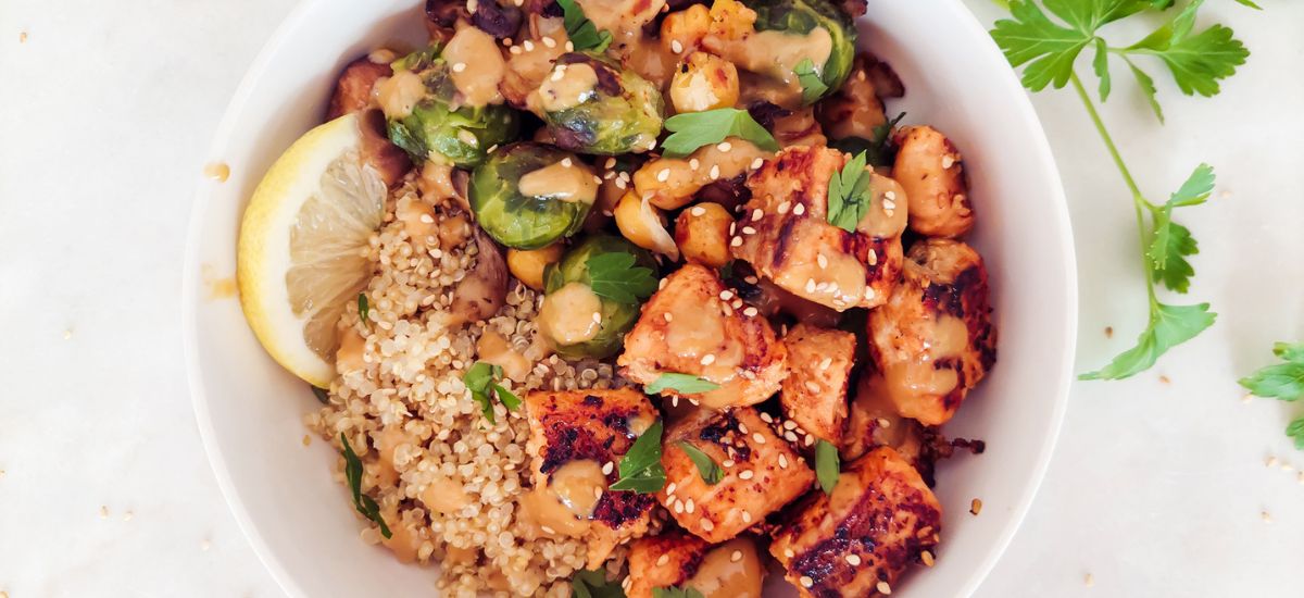 Bowl de Salmão e Quinoa