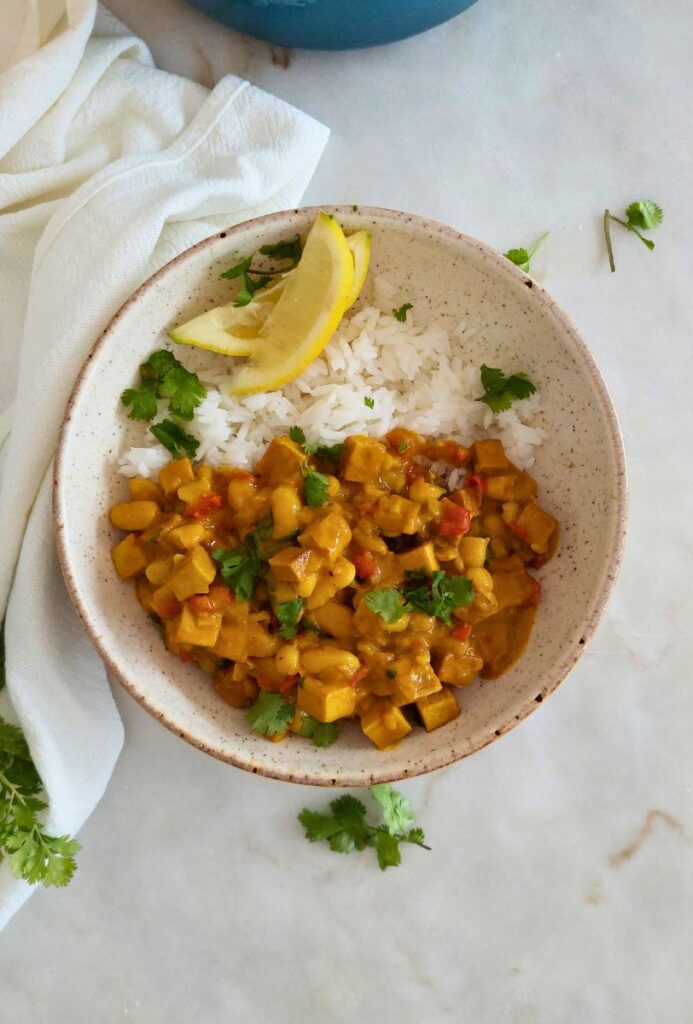 preparação menu para a tua semana Receitas Fáceis caril de tofu