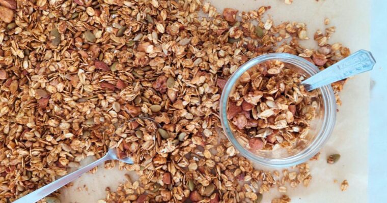 Granola Caseira de Maçã e Canela