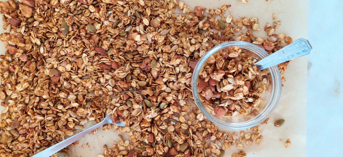 Granola Caseira de Maçã e Canela