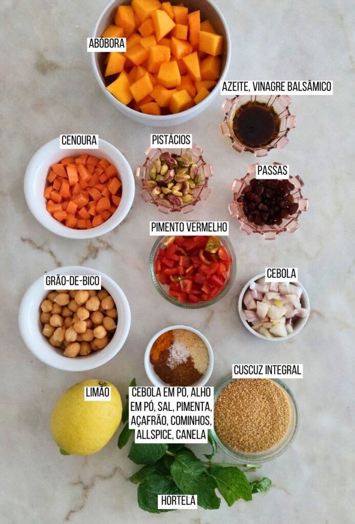 Ingredientes para acompanhamento para mesa de Natal ou ocasiões especiais (1)