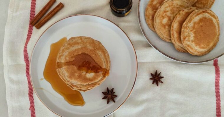 Panquecas de Canela e Gengibre