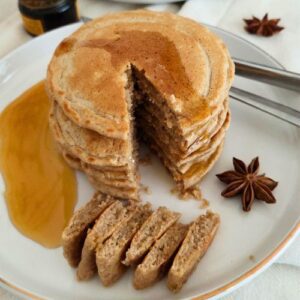 Receita Panquecas de Canela e Gengibre em 20 minutos