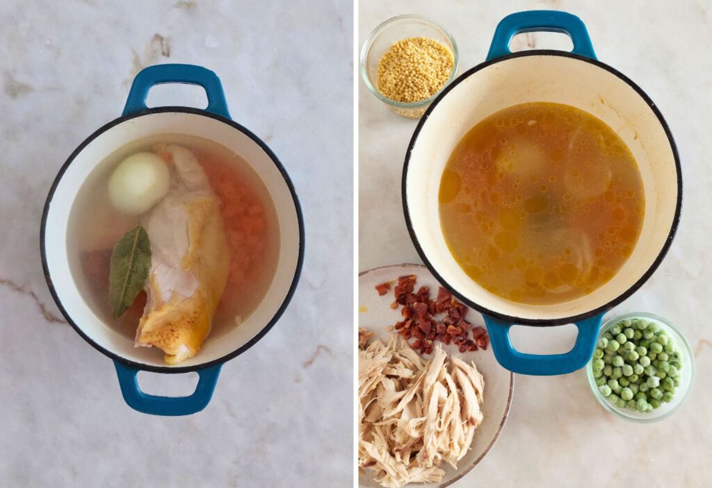 Aprende como fazer Canja de frango com massa Receita simples
