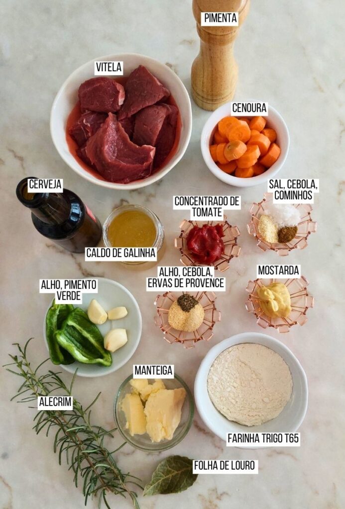 _Ingredientes para almoço ou jantar de conforto