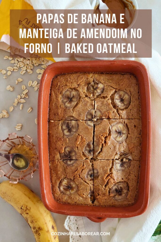 _Receita Fácil e rápida para pequeno almoço ou lanche baked oatmeal