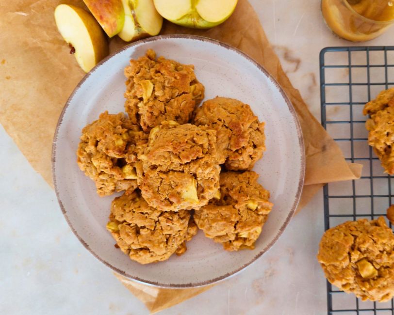 5 Ideias de receitas para Ementa Semanal bolachas de aveia e maçã