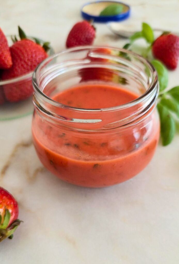 Receita rápida de Vinagrete caseiro de morango