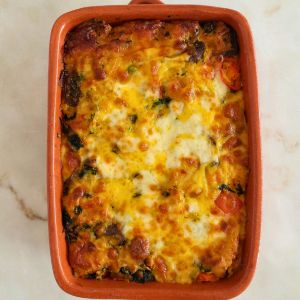 levar a assar a frittata á airfryer