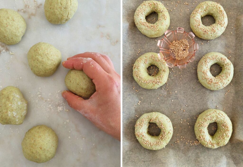 Bagels saudáveis de abacate fáceis e rápidos Sem amassar