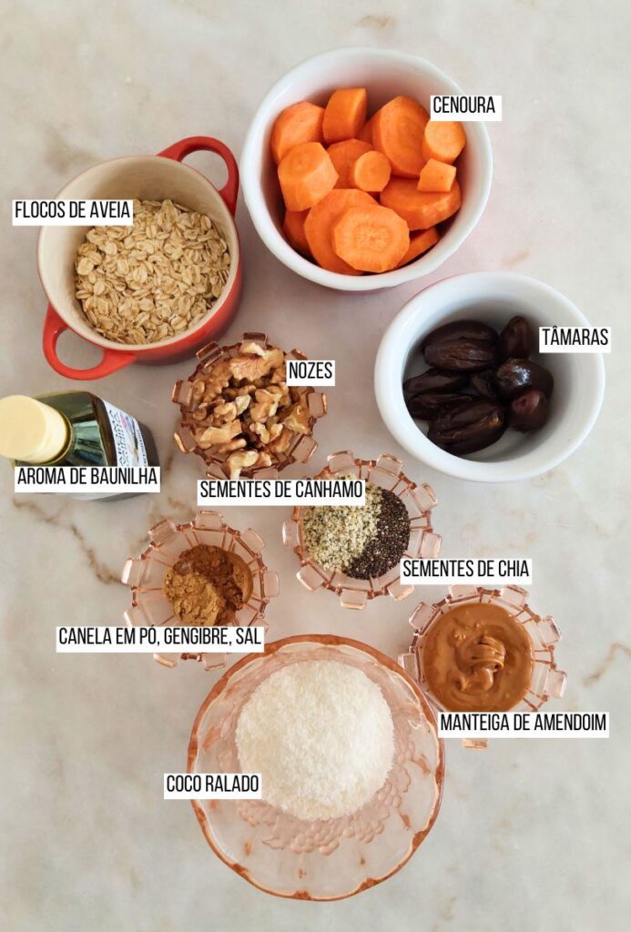 Ingredientes para Snack fit para lanche Receita rápida em 10 minutos (1)