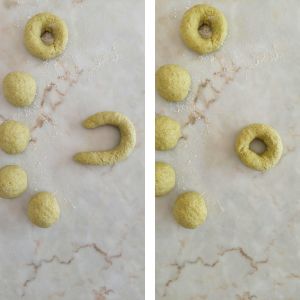 forma o bagel de abacate